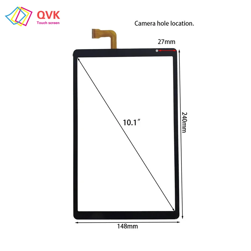 10,1-calowy czarny dla SEBBE S22 S 22 Tablet Pojemnościowy ekran dotykowy Digitizer Czujnik Zewnętrzny szklany panel S22 T3 Tab Pad