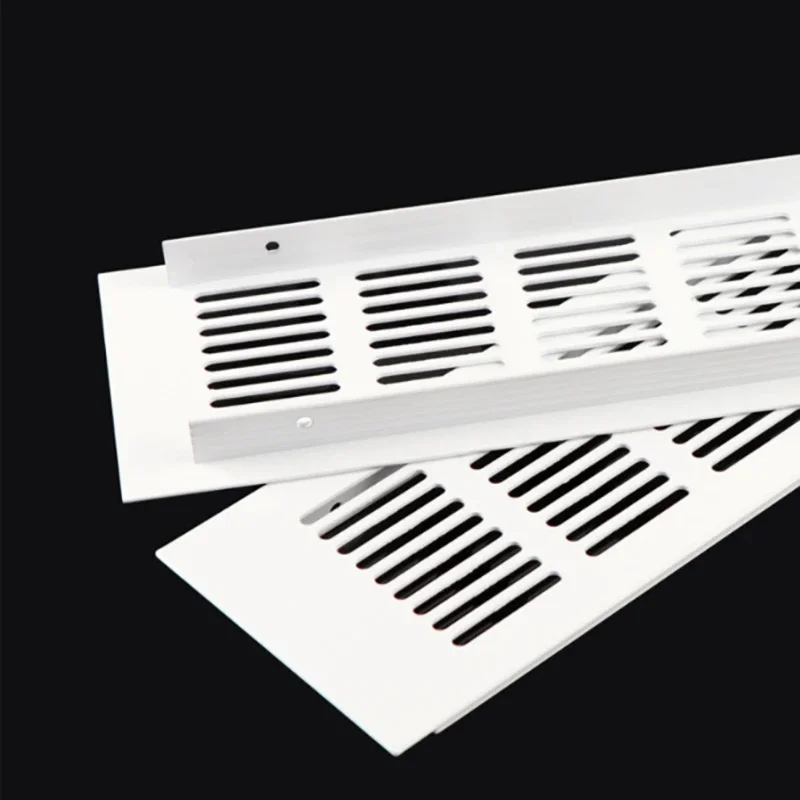 1Pcs White Square Aluminum Alloy Cabinet Breathable Mesh  Cabinet Ventilation Grid Closet Hardware Accessorie 50/80/200/600/800
