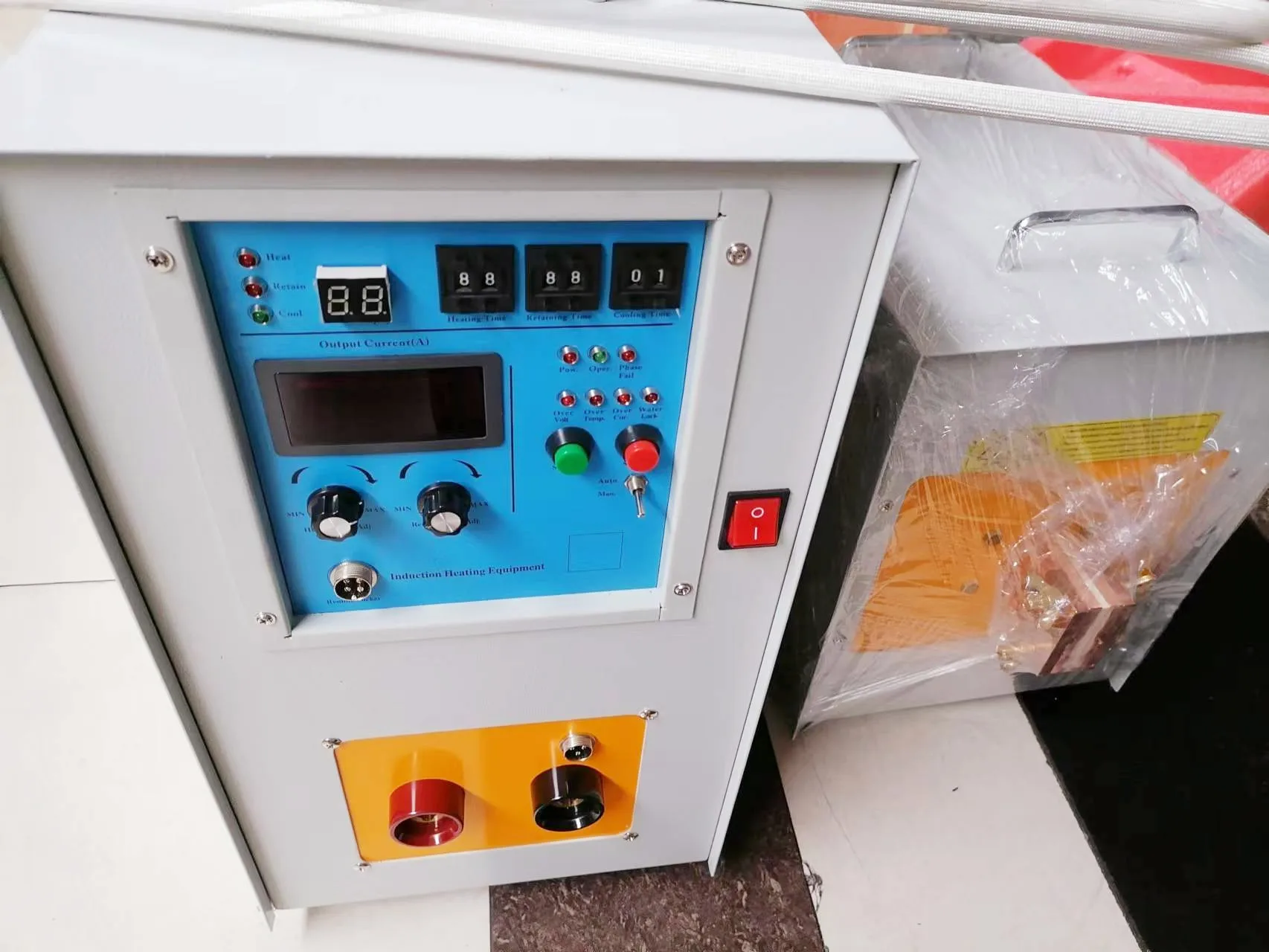 40KW 30-80KHz High Frequency Induction Heater Furnace LH-40AB