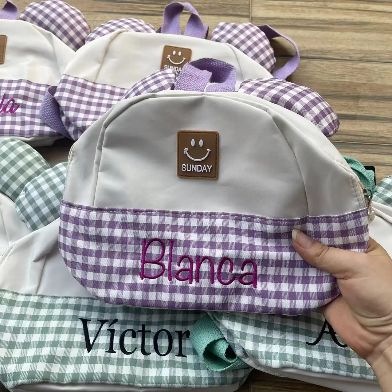 

New Embroidered Children's School Cute And Fun Backpack, Personalized Custom Casual Travel Snack Bag，Start of School Gift Pack