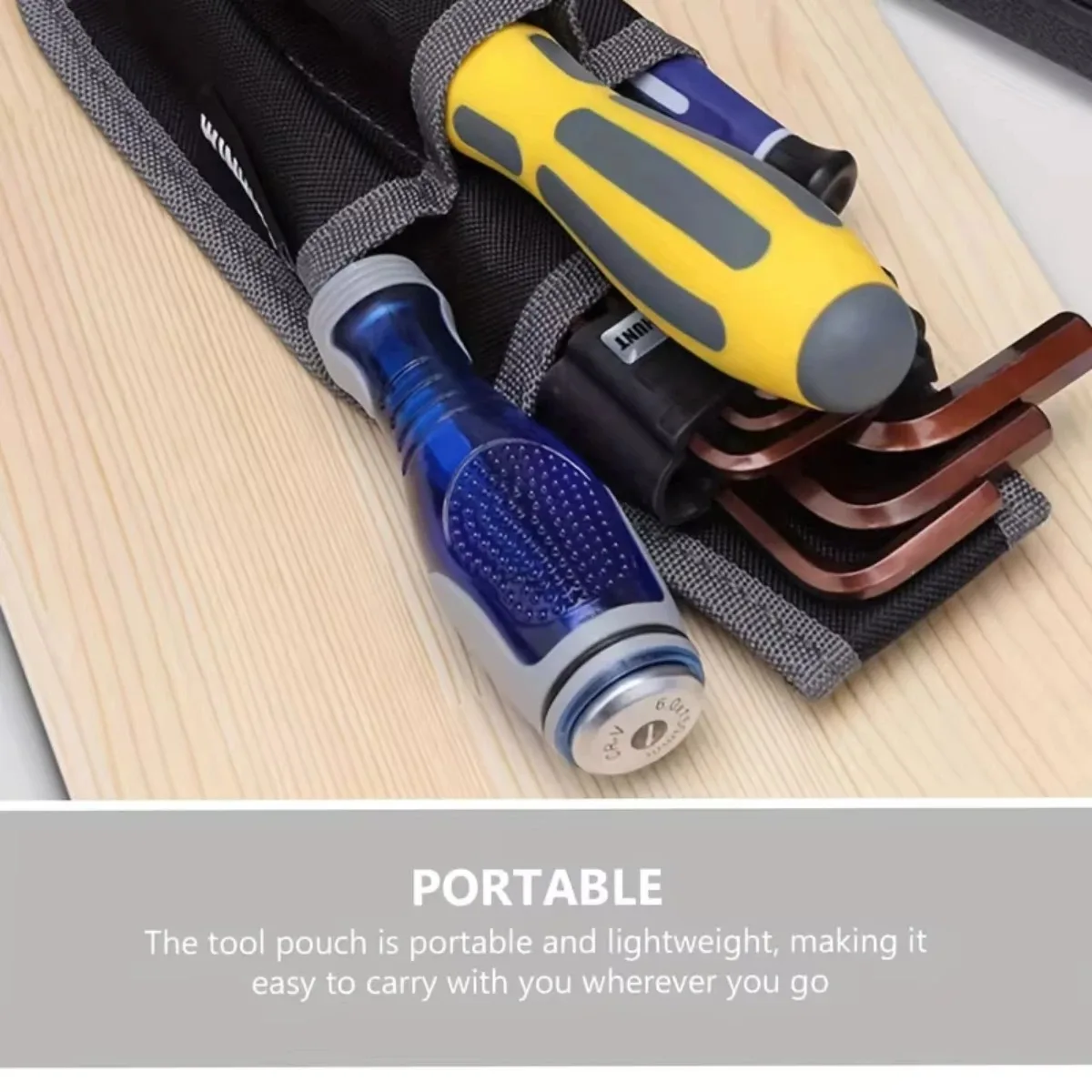 2026 Tool Waist Bag Maintenance Tool Bag, Electrician Pocket Storage Electrician Bag Tool Bag Waist Bag for Dail