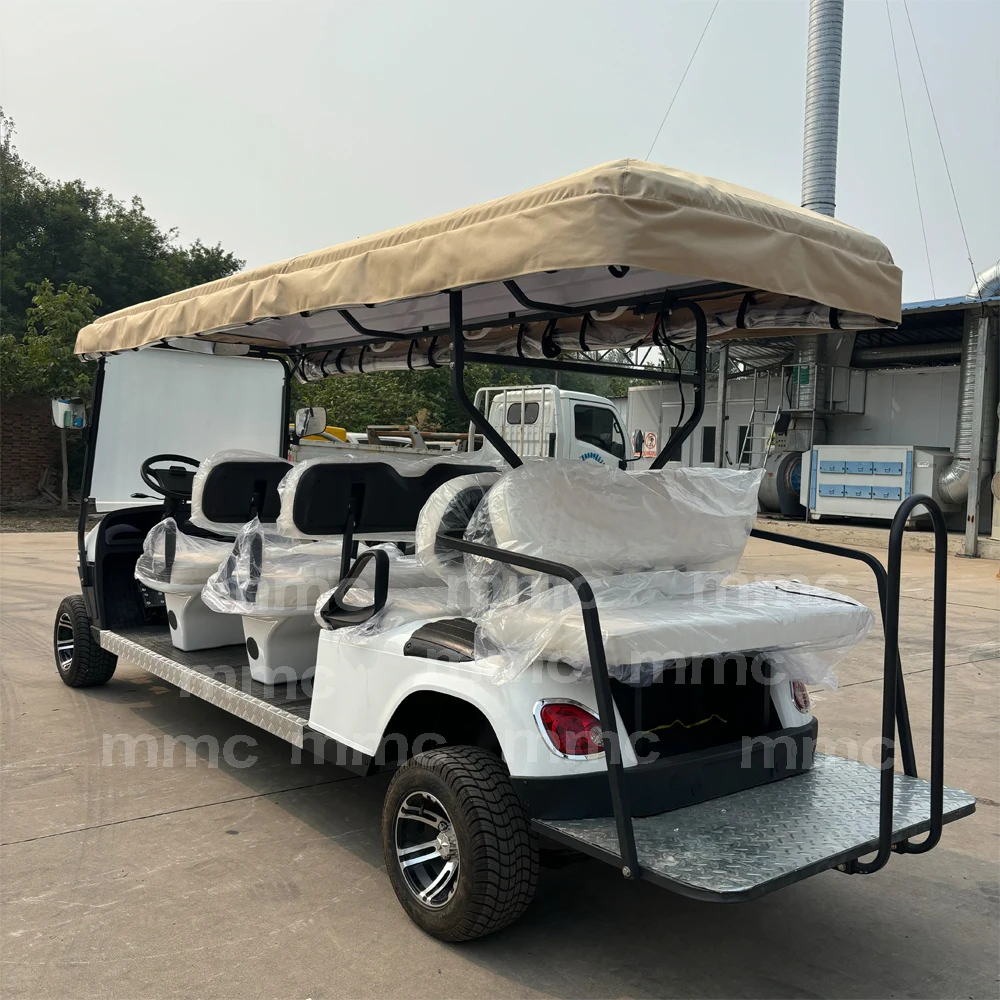 سعر المصنع ماركة مخصصة 4000/5000/7500 واط محرك تيار متردد 48/60/72 فولت 6 8 شخص الألواح الشمسية عربة جولف كهربائية الذهاب كارت الكبار