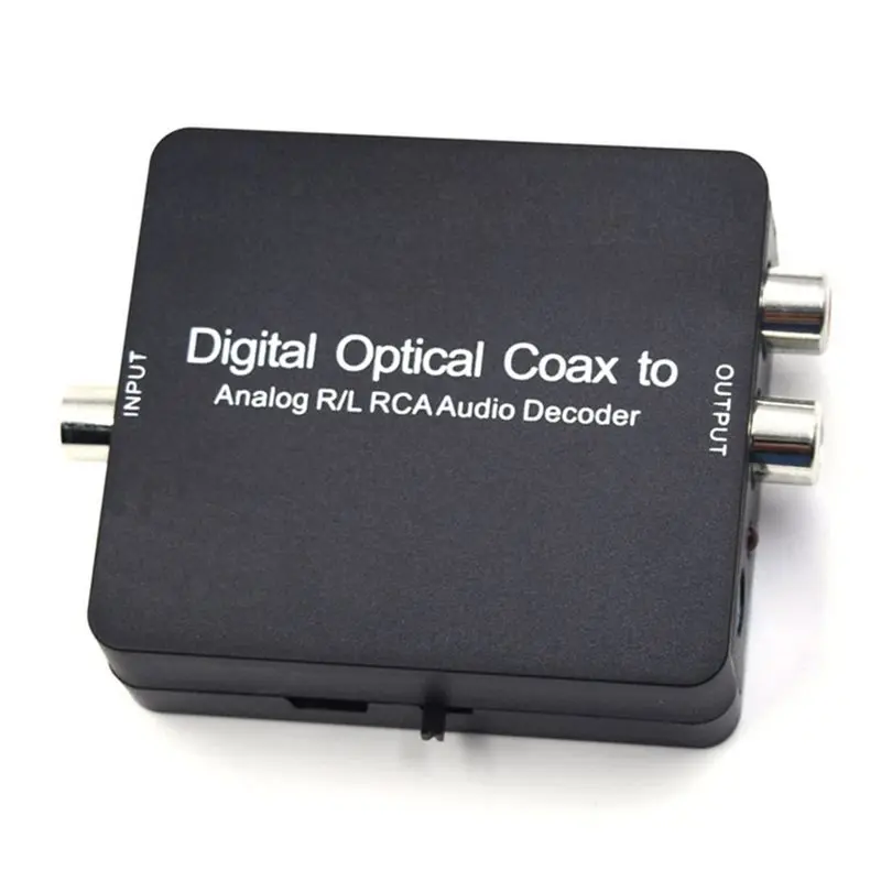 

PCM DAC Digital Coaxial Optical Toslink To RCA L/R Adapter Coaxial Optical Toslink To RCA For TV PS5