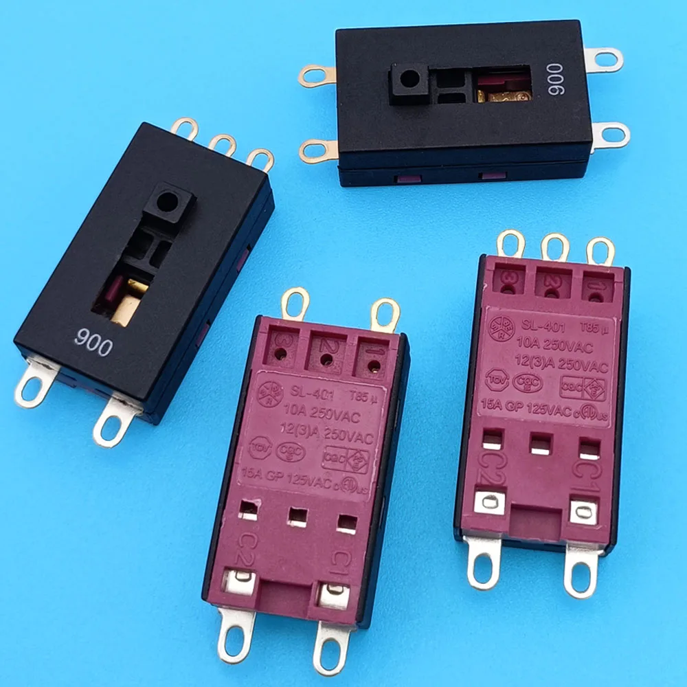 SL-401 hair dryer switch Connector 10A 250V AC/15A 125V AC 4pin 5pin 3 gears toggle switch hair dryer maintenance accessories