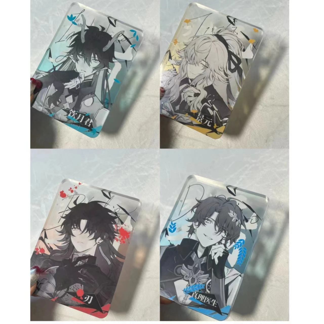 Anime Honkai: Star Rail Dr. Ratio JingYuan Blade Dan Heng Imbibitor Lunae Cosplay Acrylic Butamine Photograph Birthday Xmas Gift