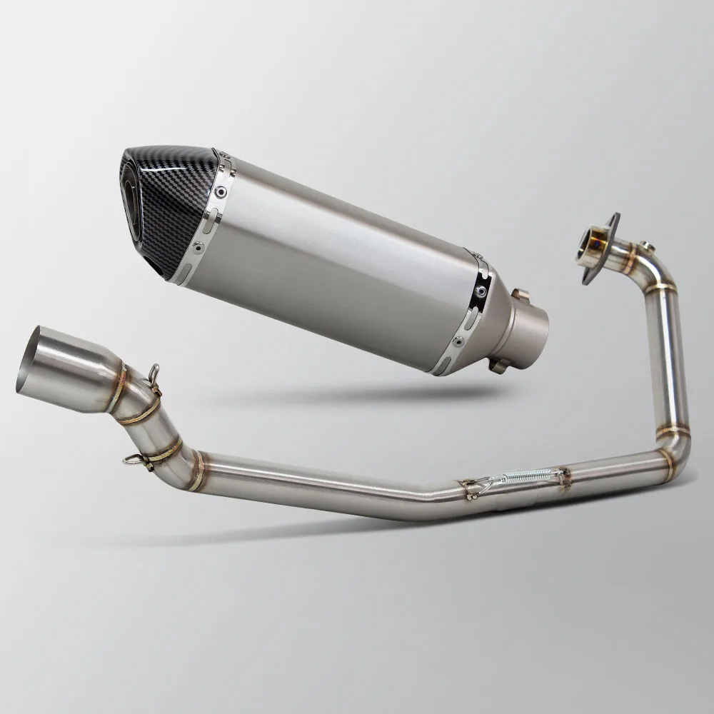 

For GSX-R125 R150 S125 S150 GSXR150 GSXR125 GSXS150 GSXS125 2017-2026 Motobike Exhaust System 370MM Muffler