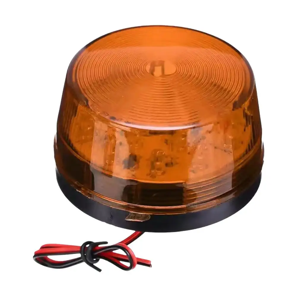 12V LED Strobe Light Emergency Rotating Traffice Indication Car Flash Beacon Light LED Orange/Blue/Red Flash Car Warning Light