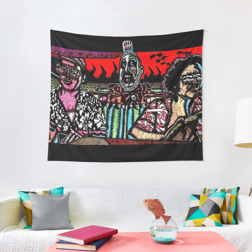 

BAT COUNTRY FT CAPTAIN SPAULDING Tapestry Kawaii Room Decor Decoration Bedroom Home Decor Aesthetic Tapestry