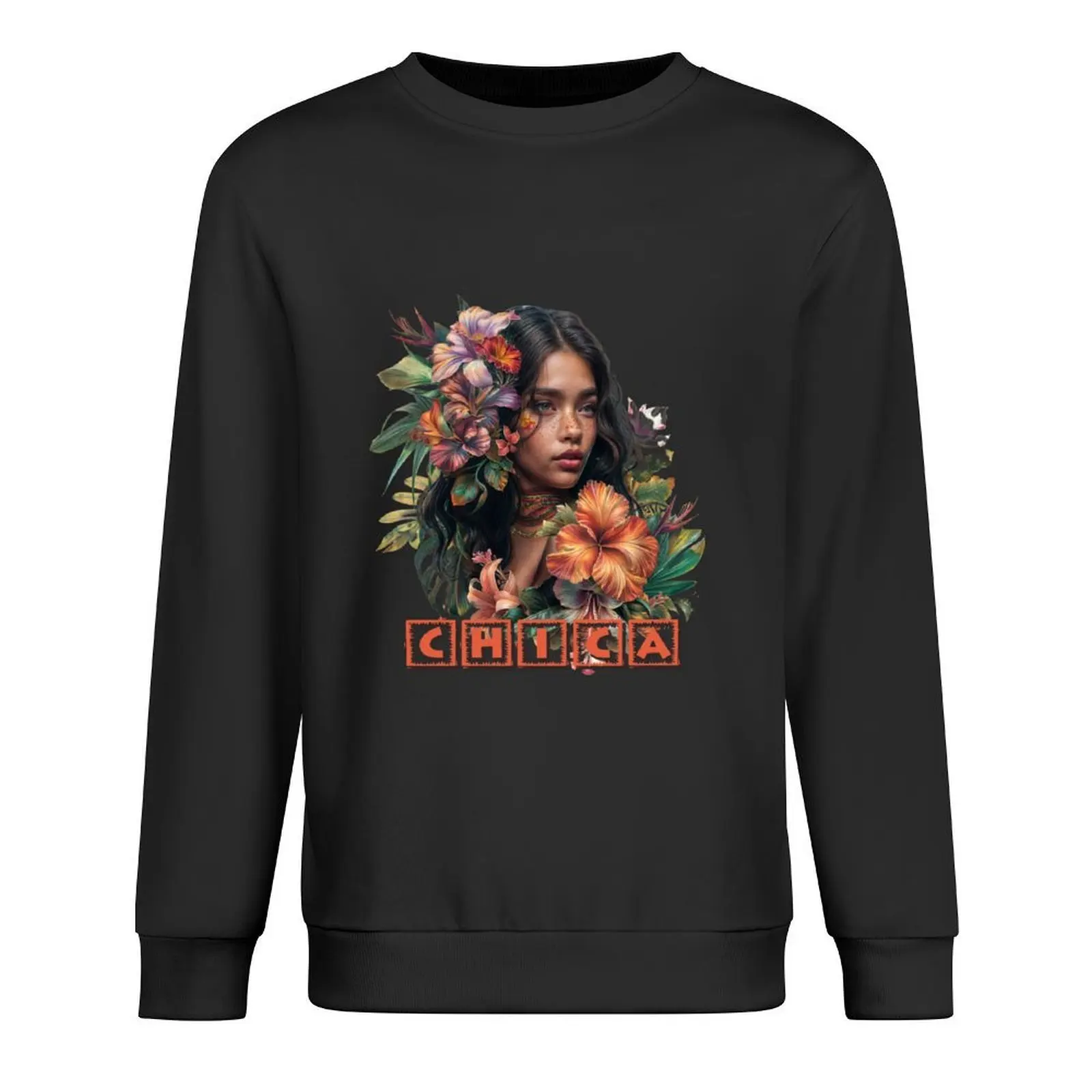 

Mexican Chica Beauty Girl Pullover anime clothing clothes for men mens clothing tracksuit men sweatshirts for men