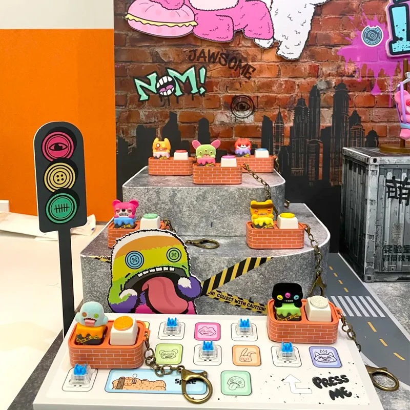 

Fuggler Keychain Authentic New Style Ugly Cute Teeth Monster Stress Relief Bag Backpack Pendant Charm Baby Kids Funny Toy