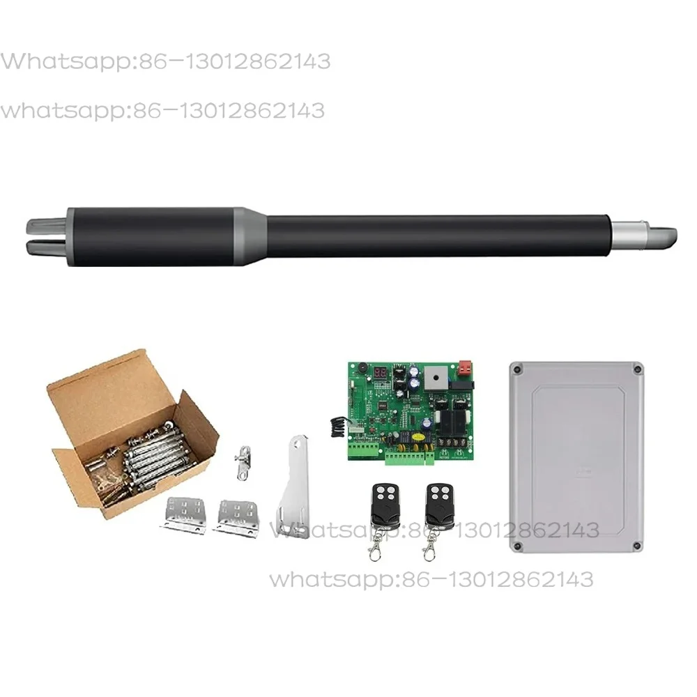 Automatic Single Swing Gate Opener, Electric Gate Door Closer with WiFi & Solar Power Supply, Electric Lock Optional Full Kit