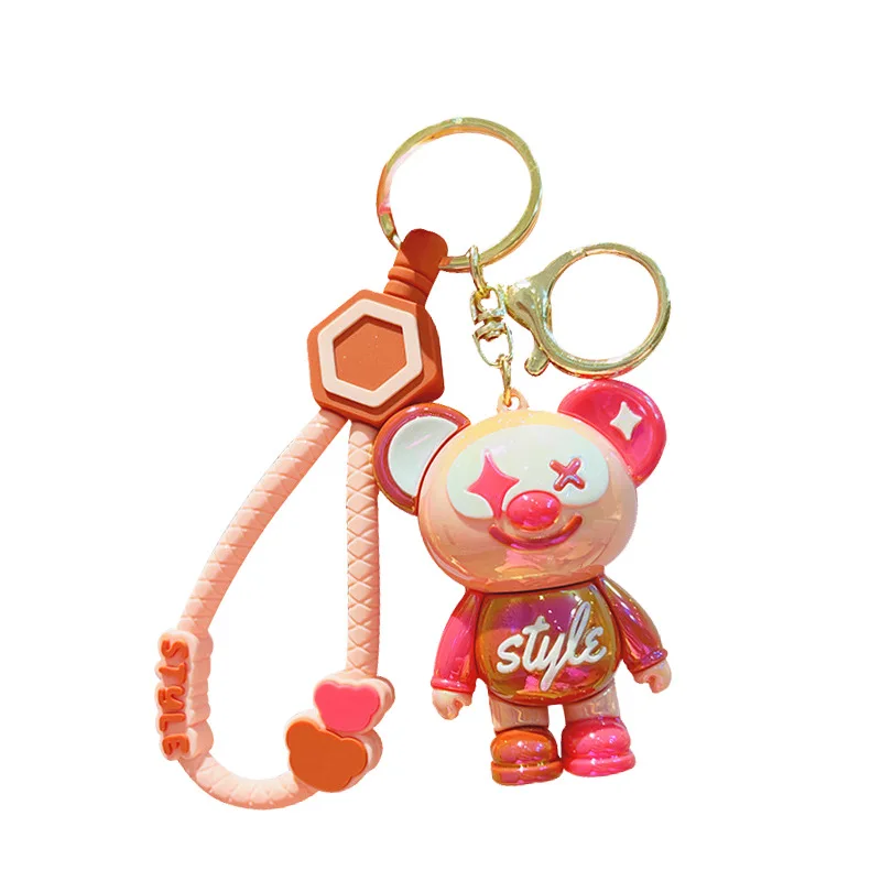 2025 Minso Creative cartoon colorful splicing koala dolls, keychains, bags, pendants, car key chains, pendants and gifts