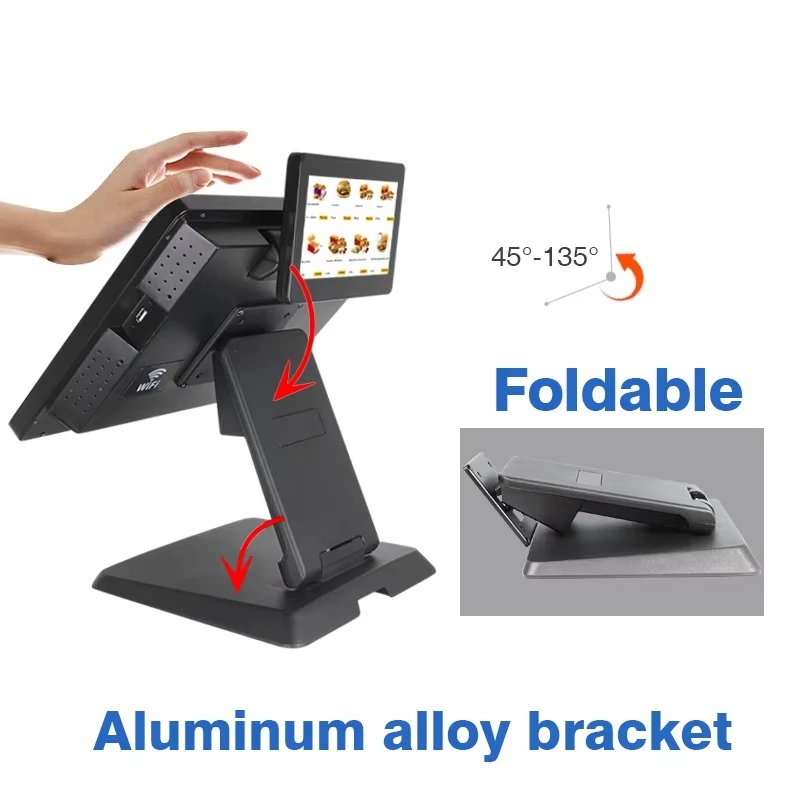 Metal Material Pos Machine Payment All in One Pos Device Terminal Touch Screen Cash Register with NFC