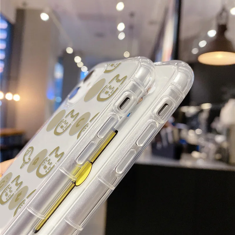 Lovely Goldfish Cat Phone Case For iPhone 17 Pro Max 16 15 14 13 12 11 Pro Max Case iPhone 17Air 7 8 Plus SE Cover Girly Gifts