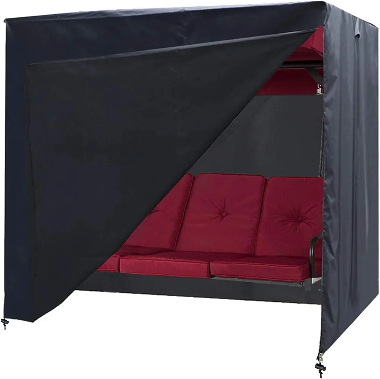 

Outdoor Swing Cover for 3-Seater Hammock, Garden Glider Chair & Patio Furniture - UV Resistant All Weather Protection