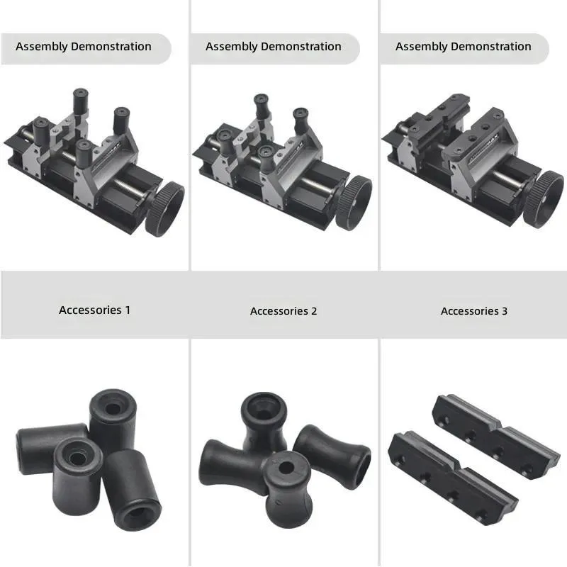 High Precision Flat Pliers Small Clamp Multi Function Manual Self Centering Table Vice Clamp