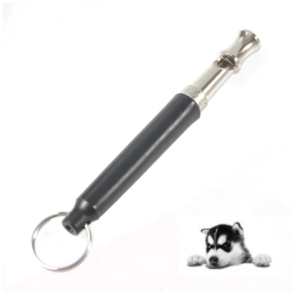 Pet Dog Training Whistle  Supersonic Sound Pitch Trainning Whistles Cat Dog Training Obedience Black WhistleTool Dog Whistle