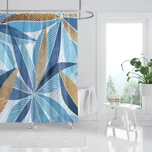 ستارة دش من القماش مقاوم للماء ، إكسسوارات ستارة الحمام ، ديكور بوهو الاسكندنافي ، 180 × 200 ، 240 × 200 أعلى 8 ستارة مبيعات 200x240 - No8