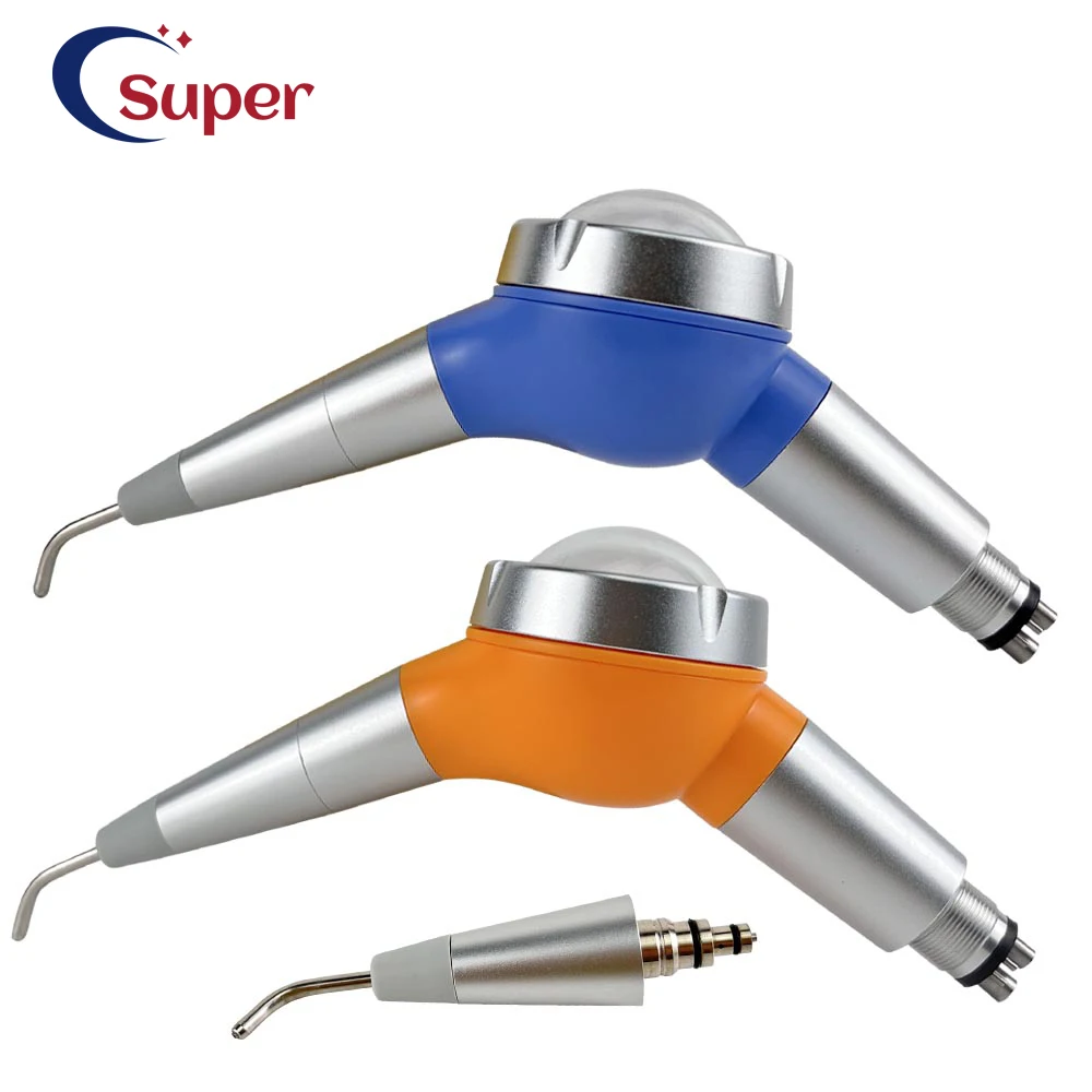 Dental Air Polisher 2Hole/4Holes Use Sandblasting Machine Air FlowTeeth Polishing Polisher Handpiece