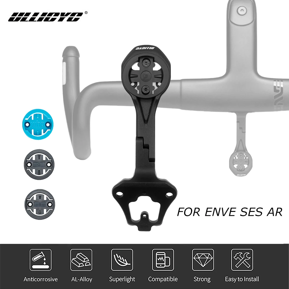 

Out Front Aluminum Alloy Computer Mount For ENVE SES AR Integrated Gravel/Road Handlebar Compatible with Garmin/Bryton/Wahoo