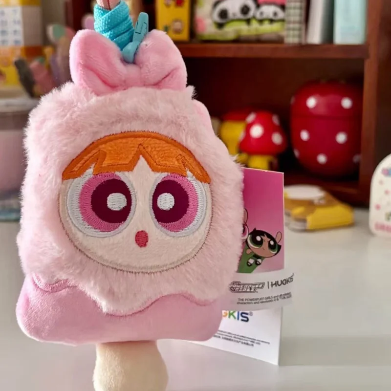 New Arrival Plush Hanging Ornament The Powerpuff Girls Ice Cream Doll Toy Gift For Girls Stuffed Animal Soft Fabric Toys