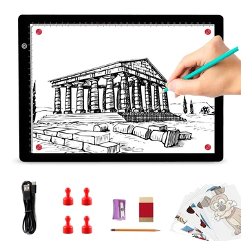 A4 light board portable tracing light box 4 magnetic drawing board light drawing board light box for tracing sketch pad