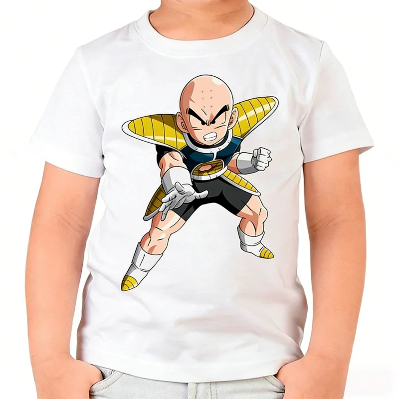 Dragon Ball Goku Cotton T-Shirt Men's Summer 2026 Casual Sports Fashion Short Sleeve Tee Y2k Top Vintage Hip-pop Unsiex White