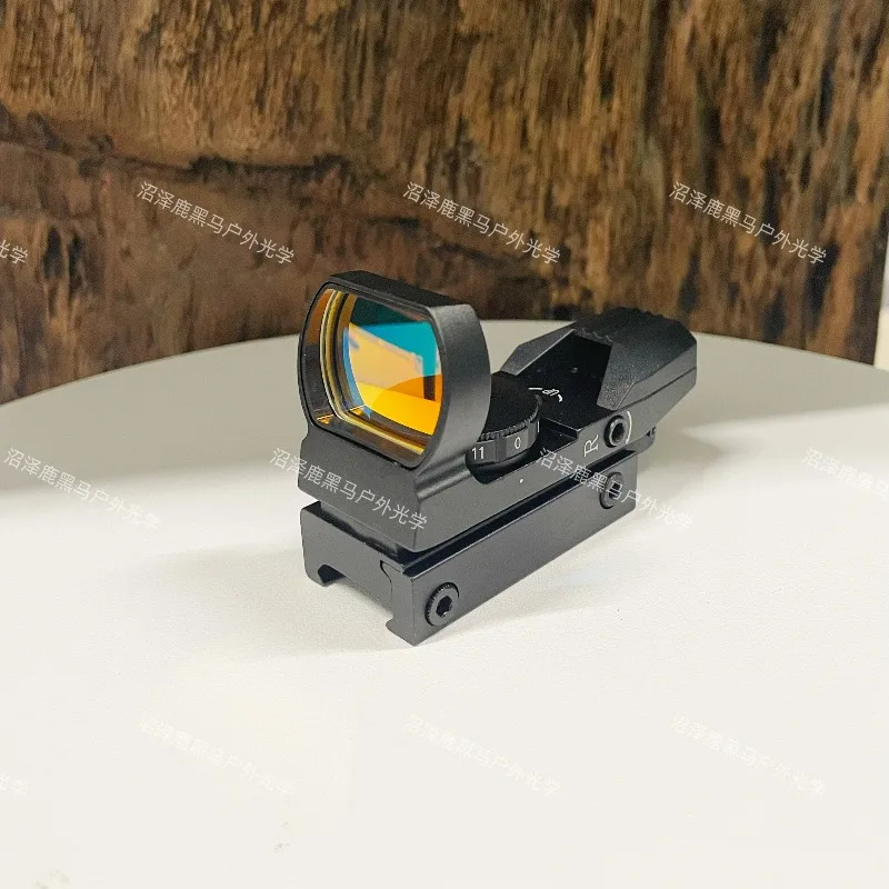 High definition four-point sight mirror red dot high-quality metal iris silver film optional 20mm model slingshot accessories