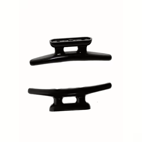 1PC Nylon Plastic Low Flat Cleat Open Base Cleat Marine Boat Yacht Deck Line Rope Tie Boat Hardware Accessories