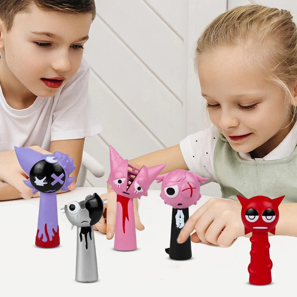 12PCS/Set Sprunki Figures Mode Toys Sprunki Incredibox Action Figures Sprunki Game Cartoon PVC Toys Kids Christmas Birthday Gift