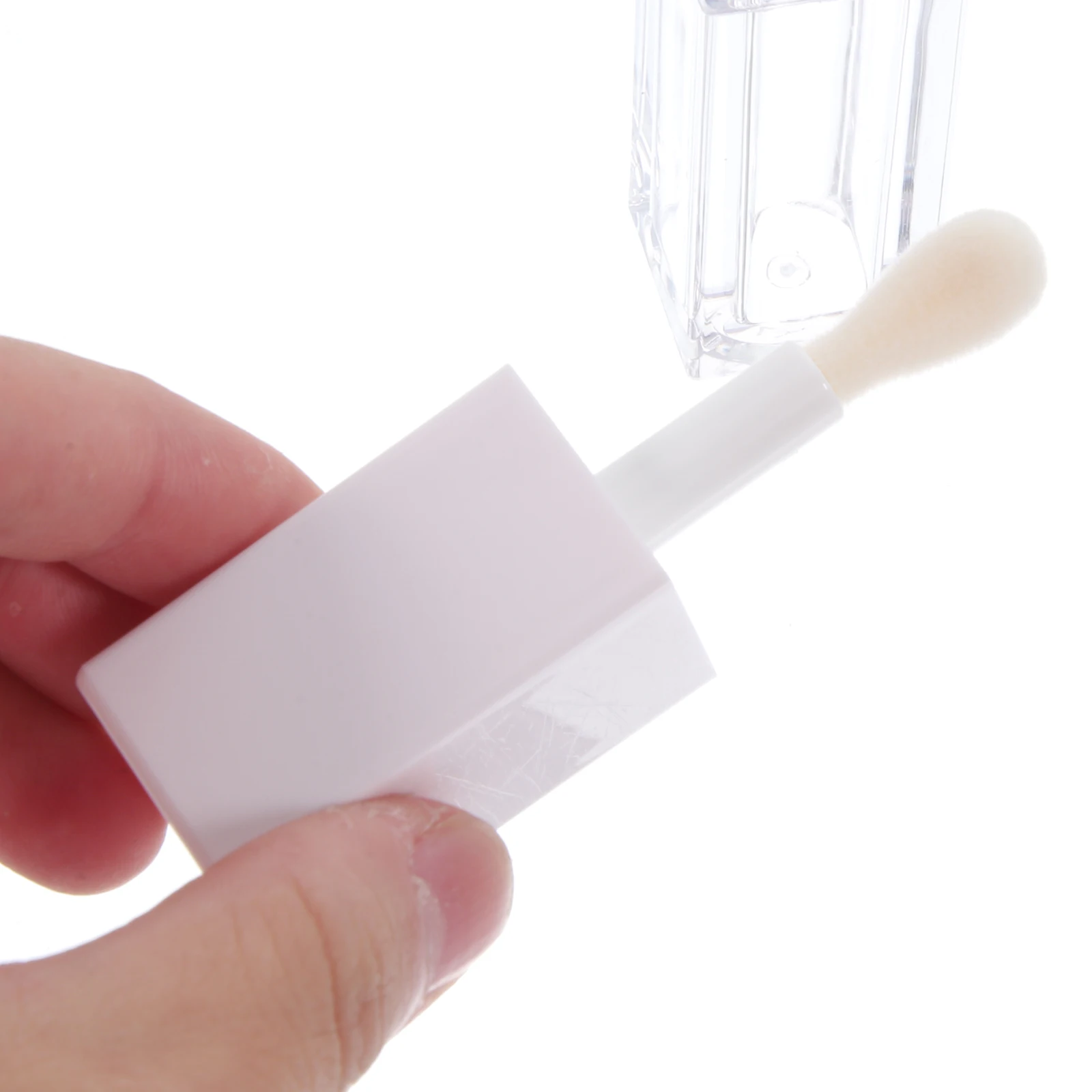 12 Uds. Tubos de brillo de labios rellenables, botellas pequeñas vacías transparentes para bálsamo labial, Kit de contenedores de almacenamiento DIY, herramientas cosméticas para mujeres