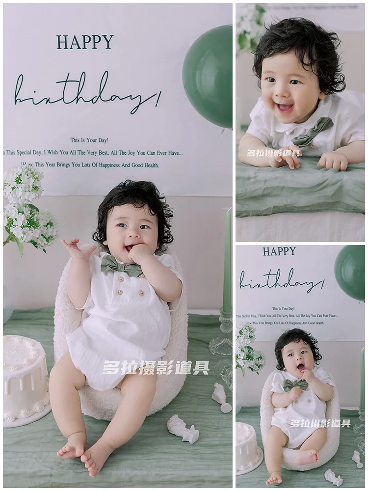 

Babys Hundred Day Photo Clothing Childrens Photography Props Baby Photography Clothes Birthday Theme Photo Studio 신생아사진