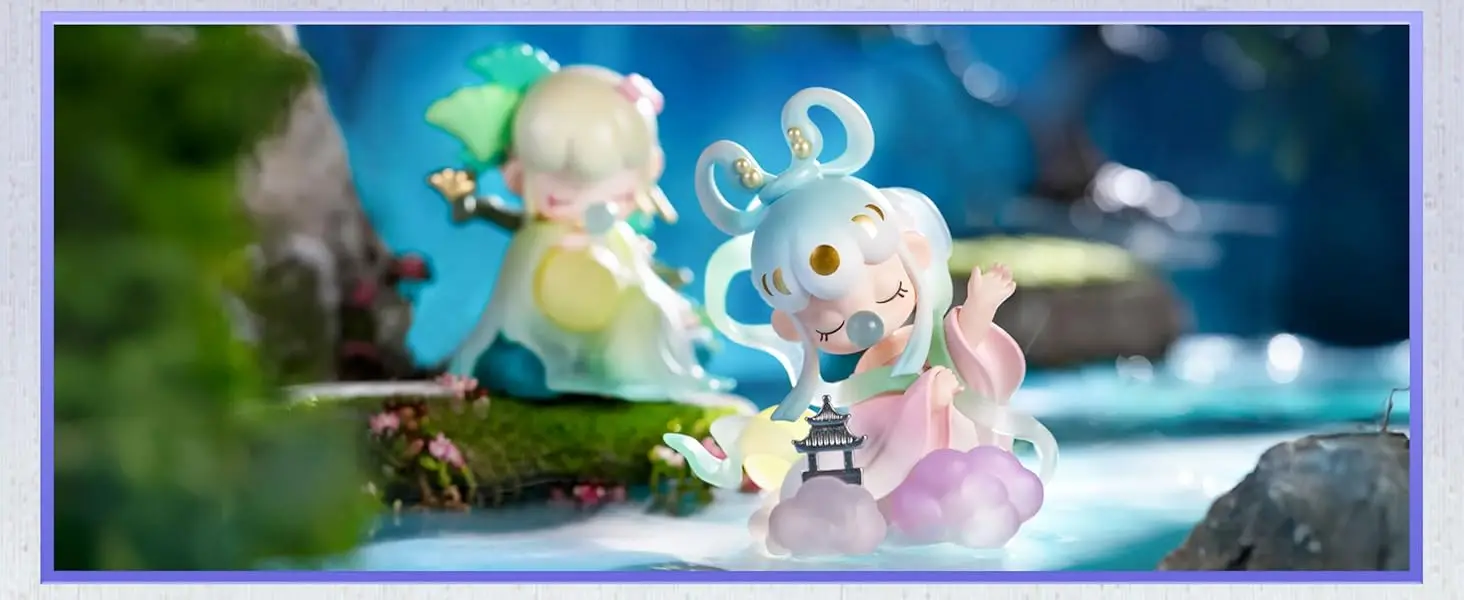 Robotime Nanci Blind Box Action Figures Poetic Charm Surprise Box Collectible Art Toy Creative Gifts for Adults Christmas Birthday Gift for Friends Girls Adults