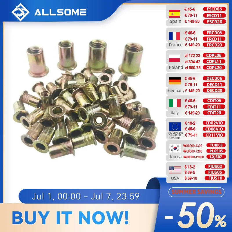 allsome-300-pz-m3-m4-m5-m6-m8-m10-testa-rivetto-dadi-set-dadi-inserto-reveting-multi-formato-rivetto-dadi-collocazione-con-scatola-ht2599