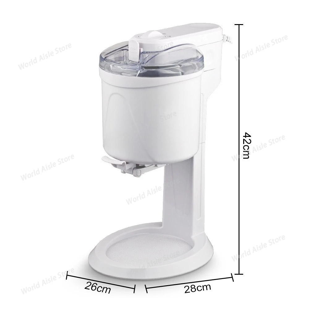EU Standard Household Small Mini Ice Cream Maker Automatic Mixing DIY Yogurt Maker Convenient for use at home