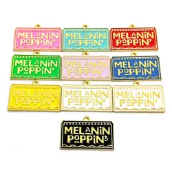 10pcs MEL  letter charms for women DIY jewelry accessories  LTC0137-LTC0140