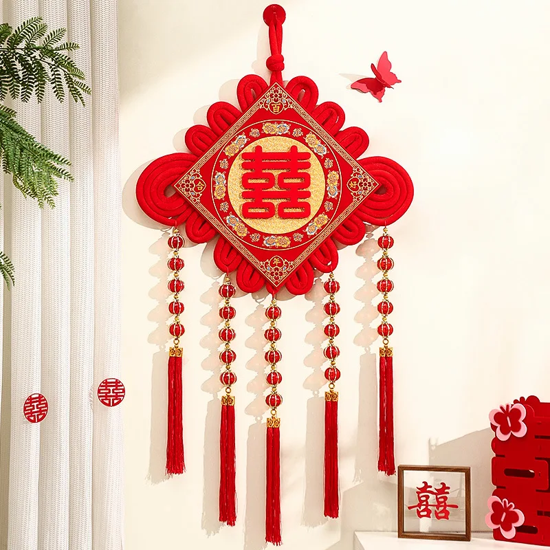 Chinese Wedding Red Pendant