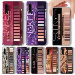 Glam Makeup Eye Shadow Box Phone Case For Huawei P30 P40 P50 P20 Pro P10 Lite Mate 20 30 40 10 P30Lite Soft Cover Silicone Shell