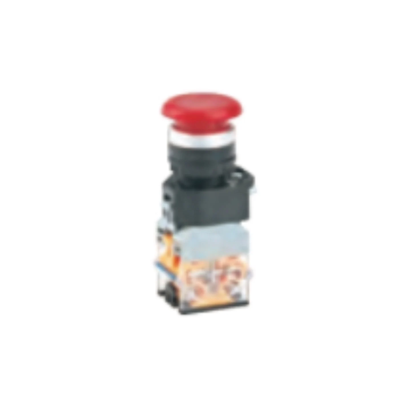 Lay39B Series Φ40Mm Led Illuminated Mushroom Head Push Button Switch – Momentary / Self-Locking 1No+1Nc Ac/Dc24V220V380Vredgreen