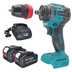 2-In-1 Cordless Electric Drill 24 Torque Cordless Screwdriver Rechargeable Driver Portable Power Tools For Makita 18V Battery
