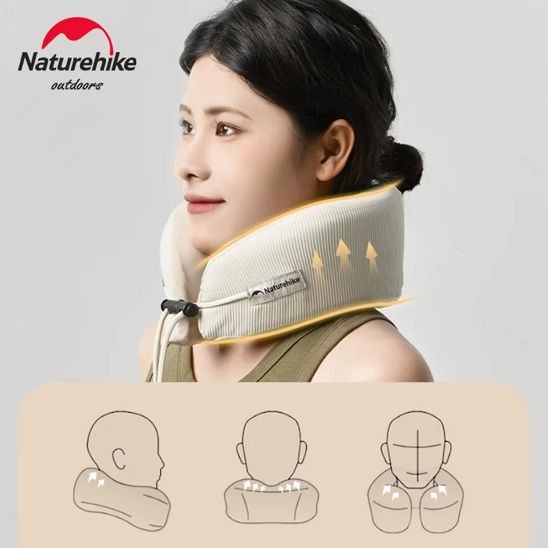 Naturehike Camping Pillow Soft Travel Pillow U Shaped Travel Healthcare Memory Foam Neck Cervical Airplane Pillow Neck Cushion