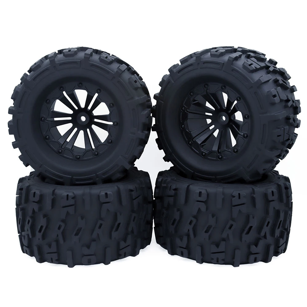 AUSTARHOBBY 1/10 Monster Tires Rally Tires 12mm Hex for 1/10 Traxxas HSP HPI