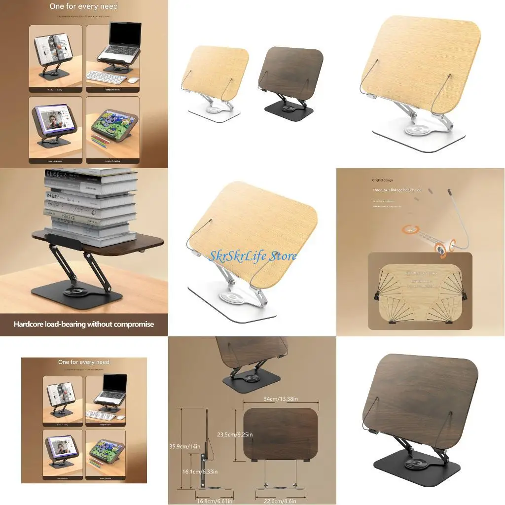 

E65E Pliable Book Owner Stand Modifiable Height And Corner For Comfortable Reading Use