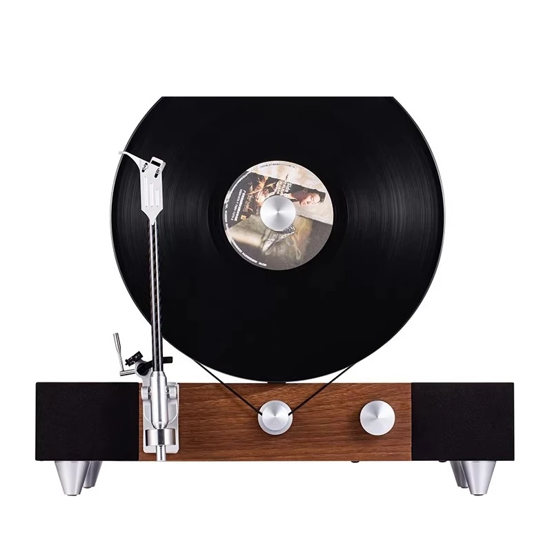 

Vinyl record player retro phonograph living room bluetooth speaker retro integrated