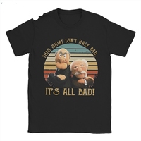   Tee Shirt Vintage Statler And Waldorf Muppet Show Fan Gift Men's T Shirt Crew Neck T-Shirts 100% Cotton Gift Idea Tops