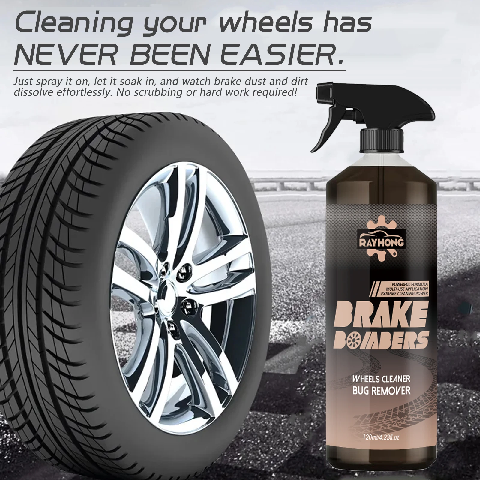 น้ำยาทำความสะอาดล้อและยางรถยนต - Wheel Cleaner Alloy บทวิจารณ์และราคา