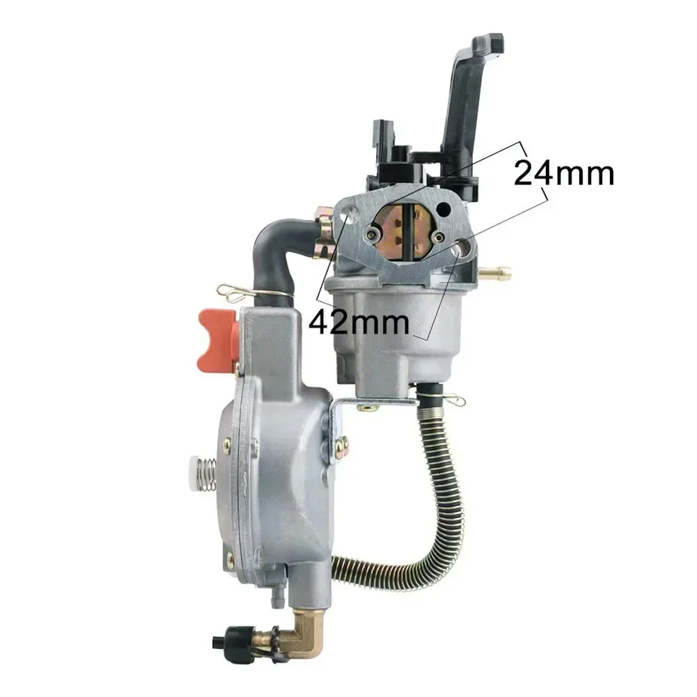 LPG168 170 Kit karburator bahan bakar ganda Generator bensin 1KW sampai 3,5kw 168F 170F 6,5hp 2-3KW suku cadang Generator Kit konversi LPG/NG