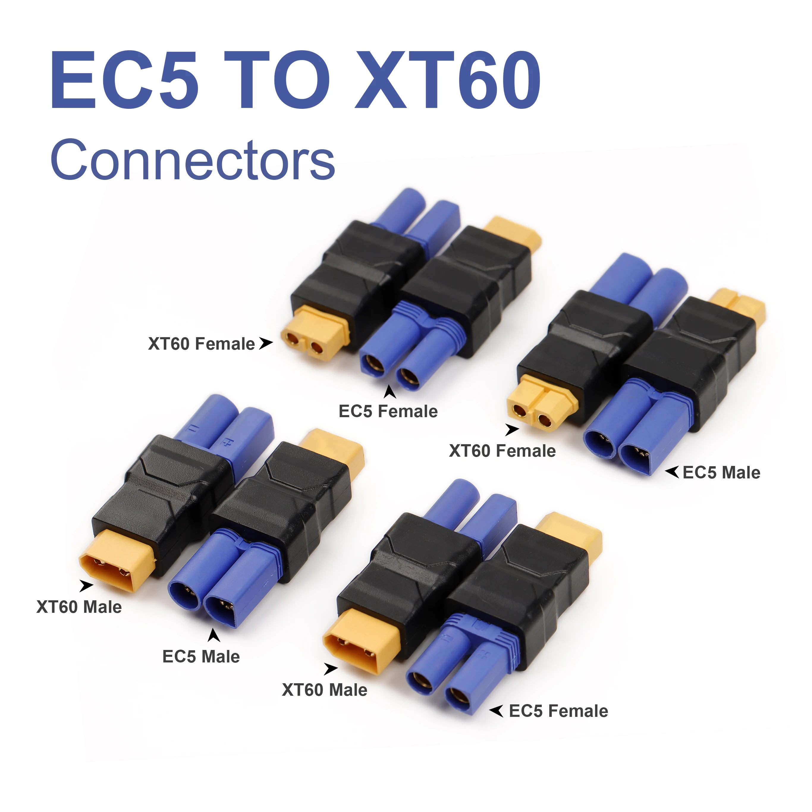 1/2 Pcs Adapter EC5… - image