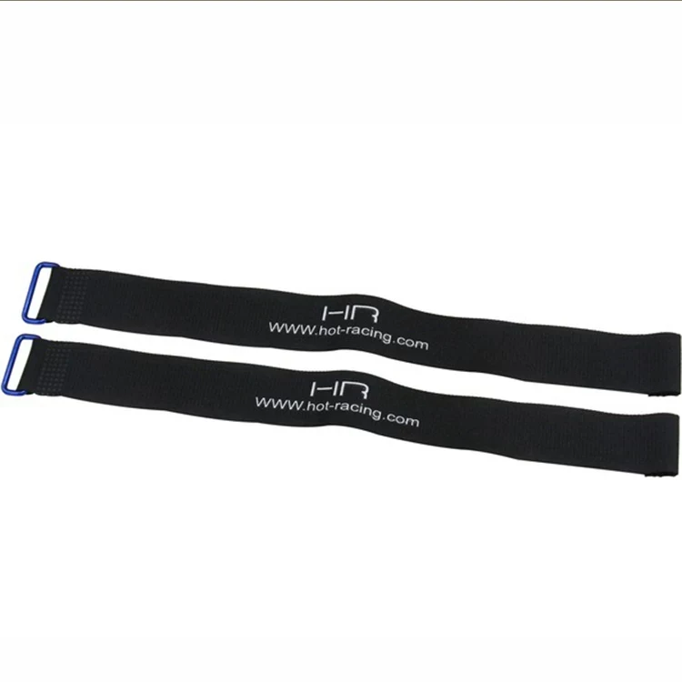 HR USA Hook and Loop Battery Strap, Black, 20x270mm