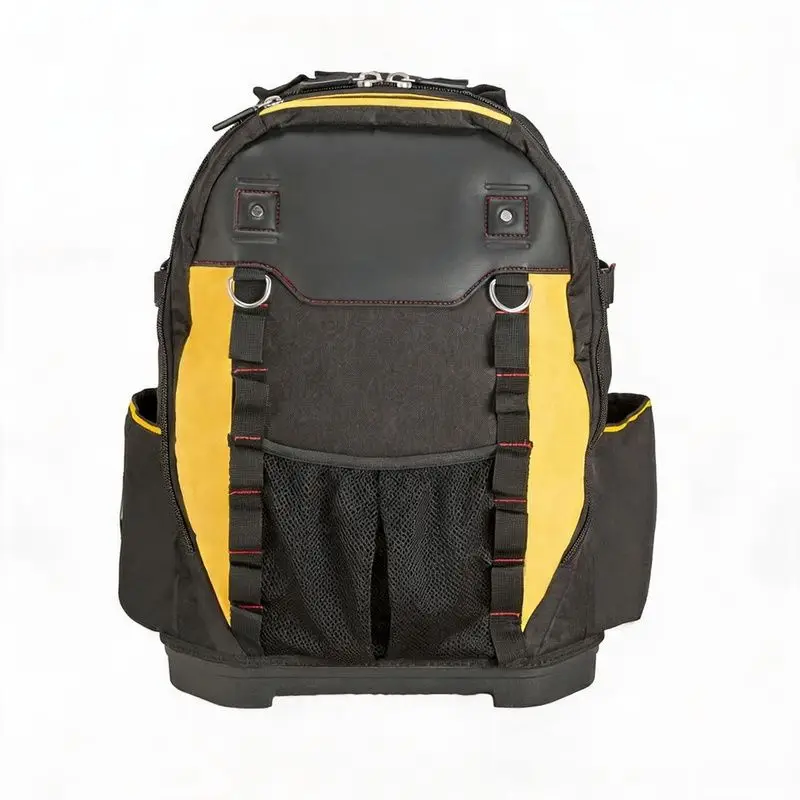 Heavy Duty Waterproof Tools Backpack Nylon Oxford Material with Canvas Polyester Fiber Functional Support